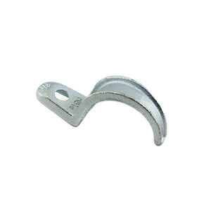 1-1/2" Conduit Strap for Rigid, 1 Hole, Malleable Iron