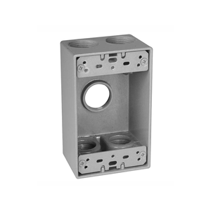 2" Deep 5 Side Outlets with 3/4" Hole Size, Weatherproof, 1