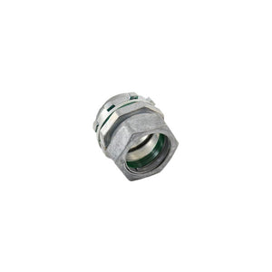 2" Compression Connector for EMT, Rain Tight - Zinc Die Cast