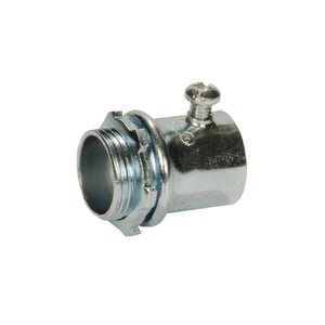 2" EMT Set-Screw Connector, Concrete Tight, Steel