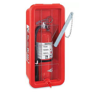 Plastic Fire Extinguisher Cabinet - 10 lb
