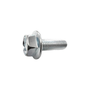 Flange Bolt 1/4" by 1/4", Zinc - Each