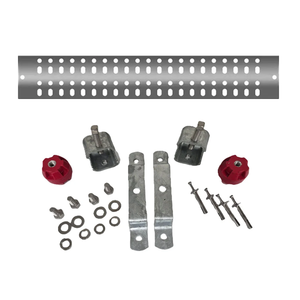 Tinned Copper Buss Bar 4" x 24" with Buss Bar Hardware Kit
