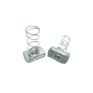 3/8" Hot Dipped Galvanized Spring Nut - Each