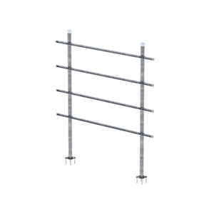 H Frame Kit, 4 Level, 10'6" Base Shoe Posts