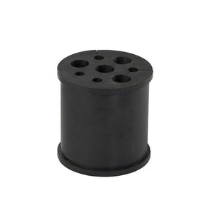 1-1/4" Grommet with (3) 10mm Holes & (4) 6mm Holes - 10 Pack