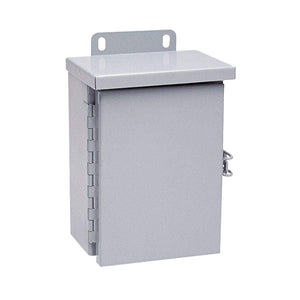 8" x 8" x 6" Carbon Steel, Hinge Cover Wall Mount Enclosure