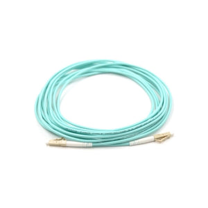 LC/UPC to LC/UPC, Simplex Aqua Multi Mode, OM3, 10 Meter Fib