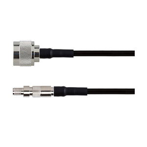 RF Industries: 20ft LMR-240 Jumper with Interface Types N Male to 1.0-2.3 Male