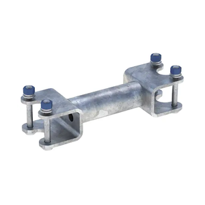 Dual Cross Pipe to Pipe Clamp, 2-7/8" x 2-7/8", 12" C-C