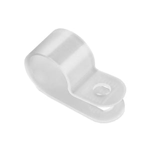 7/16" Plastic P Clip, 5 MM Mounting Hole - Each