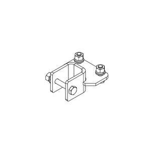 Pole Top Mount Side Clamp Kit for 2-3/8" Pipe, Kit of 2