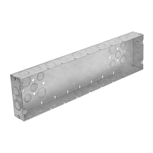 Multi-Device Switch Box, Welded, 2-1/2" Deep, 8-Gang, (6) 1/
