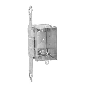 3" x 2" Switch Box, 3-1/2" Deep, Gangable, (7) 1/2" Knockout