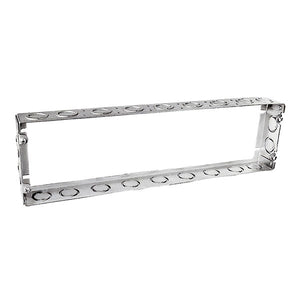 7-Gang Welded Switch Box Extension Ring, 1-5/8" Deep, (22) M