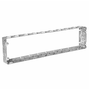 8-Gang Welded Switch Box Extension Ring, 1-5/8" Deep, (24) M