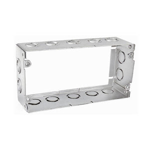 3-Gang Welded Switch Box Extension Ring, 2-1/2" Deep, (14) M