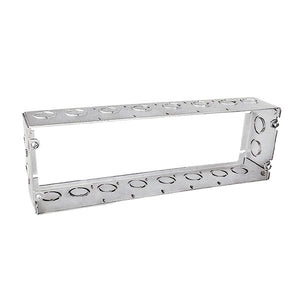 6-Gang Welded Switch Box Extension Ring, 2-1/2" Deep, (20) M