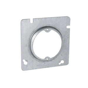 4-11/16" Square Cover, Open Ears 2-3/4" Off-Center, 2" Raise