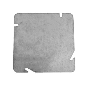 4-11/16" Square Cover, Flat, Blank