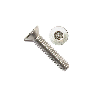 #10-24 Tamper Resistant Screw, 1/2" Stainless Steel