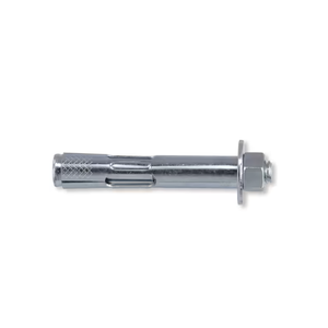 1/2" x 2-1/4" Zinc-Plated Steel Hex-Nut-Head Indoor Sleeve A