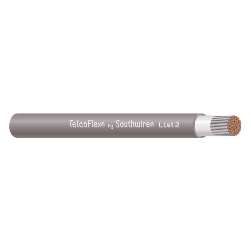 Telico Cable L3-TELCO-L2-4GRY Telcoflex List 2, #4 Gray - Per Foot | Launch 3 Telecom