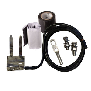 1/4" Tinned Copper Grounding Kit with 5' Lead
