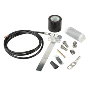1/2" to 1-5/8" Tinned Universal Ground Kit 5' Lead, Crimp-on