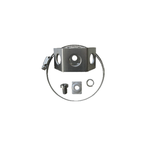 Launch 3 Three-Way Snap-in Stand-off with Round Member Adapter for 51-102mm (2-6") Round Members - 10 Pack