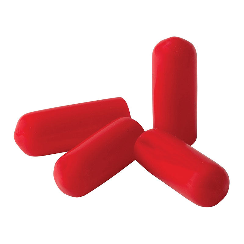 Red Threaded Rod Caps | Protective End Caps for Rods & Hardware