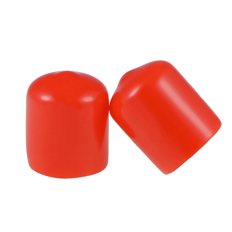 Protection Cap For Sharp Steel Rods L3-VSC-38-R-EA Red Threaded Rod Caps | Protective End Caps for Rods ...