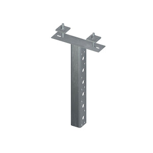 Vertical Trapeze Bracket, 12 Hole, 4 Hole Mounting Plate