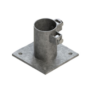 Base Shoe for 3-1/2" OD Pipe, Hardware Included