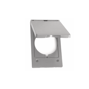 1-Gang 40-50A Device Cover, Weatherproof, Gray