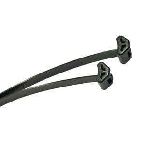 18" PIM Shield Cable Strap Acetal Locking Head Included, (2) Packs of (50)
