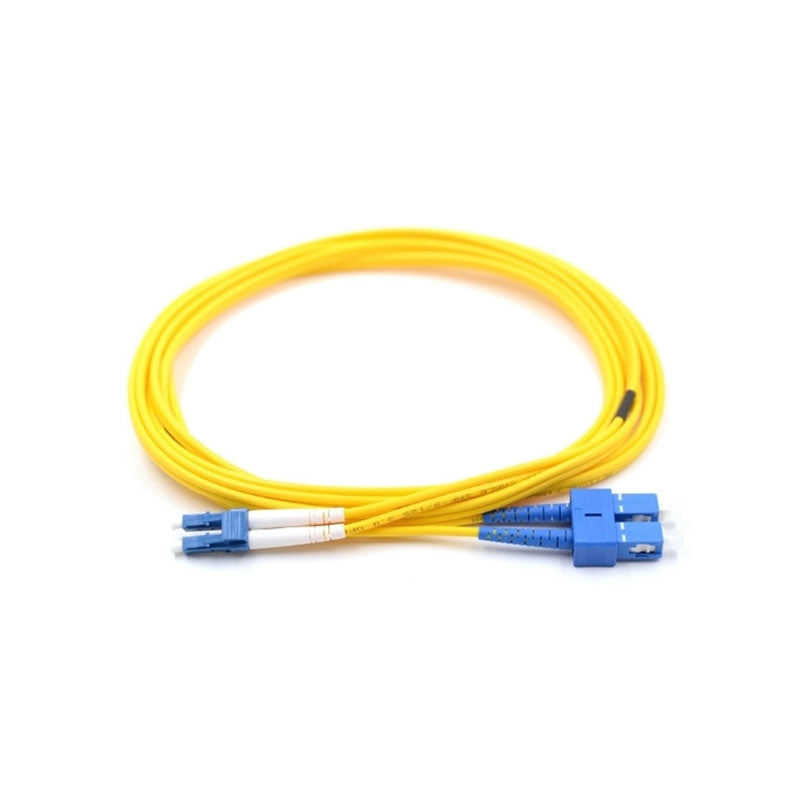 LC/UPC to SC-LC/UPC, Duplex LC, Simplex SC-LC, 1M Fiber Jumper
