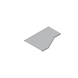 Cope: 18"W to 12" AL Cover Left Hand Reducer Flat Flanged Ve
