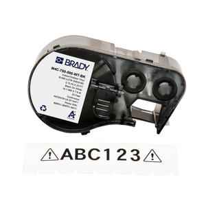 Brady: All Weather Permanent Adhesive Vinyl Label Tape with