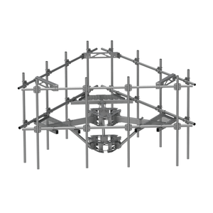 CommScope: 3-Sector Monopole Co-location Platform Kit, 12 in to 50 in OD, 12 ft 6 in face, includes twelve 96 in pipes