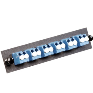 Multi-Link: LC Loaded Fiber Adapter Panel; Singlemode, 6 Dup