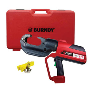 Burndy: T3 Tech 15T Battery Crimper C-Head Covered Hard Case, No Batt/Chgr, Makita Power