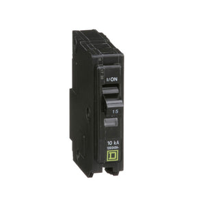 Square D: Mini Circuit Breaker, QO, 15A, 1 Pole, 120/240 VAC
