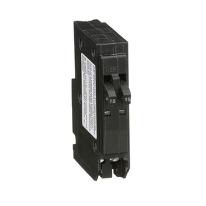 Square D: Tandem mini circuit breaker, QO, 2 x 1 pole at 15A