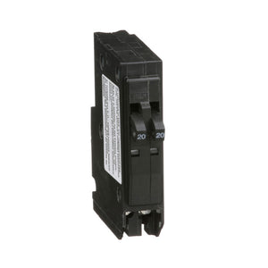Square D: Mini Circuit Breaker 20 A, 120/240V AC, Single Pha