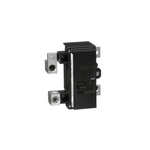 A black electrical contactor or relay component with silver metal terminal blocks, shown on a plain white background.
