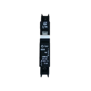 CBI: 13mm Wide, 60A 80VDC, Din Mount, 10KAIC