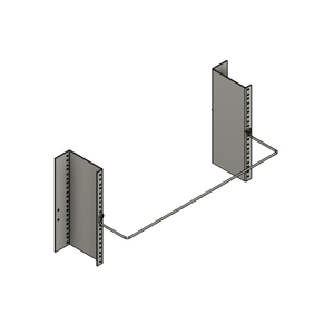 Moreng Telecom: 19" x 2" Lacing Bar Gray