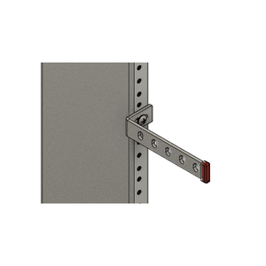 Cable Tie Bracket Assembly, 3", Gray