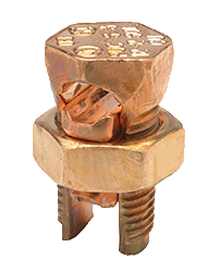 Copper Split Bolt, #4 to 2/0 Str